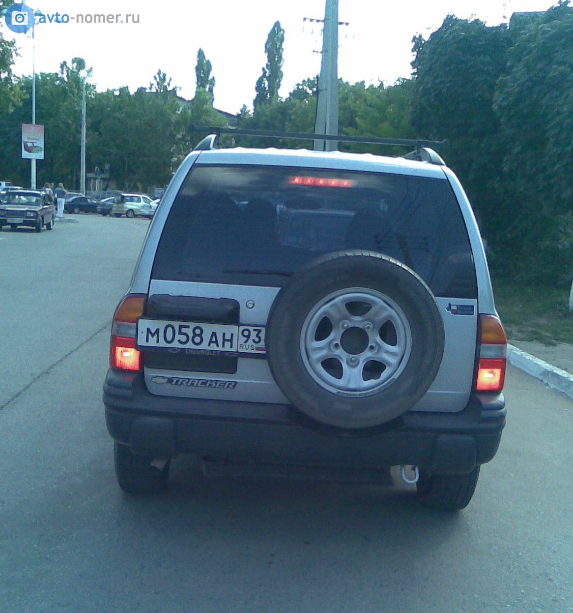 м 058 ан 93, Chevrolet Tracker 2nd gen SUV (FT/GT), 1998–2004