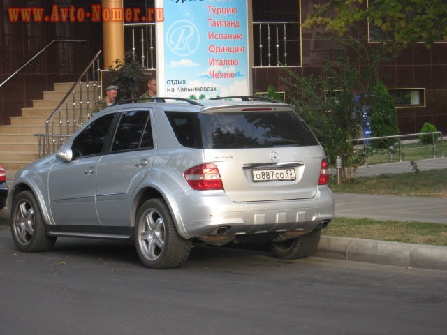 о 887 оо 93, Mercedes-Benz M-Klasse 2nd gen (W164), 2005–2011