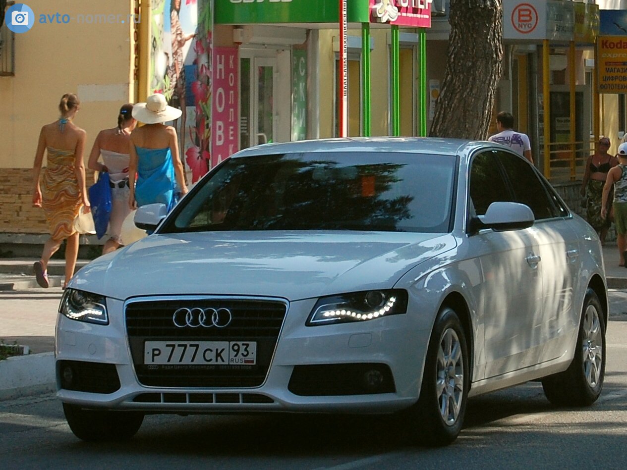 р 777 ск 93, Audi A4 