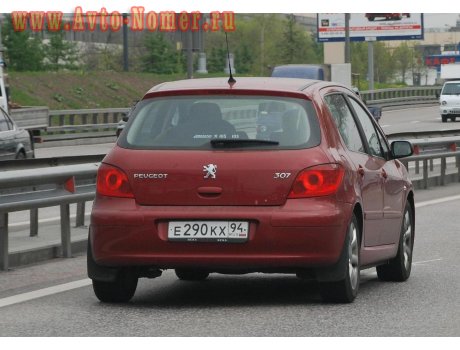 е290кх94, Peugeot 307
