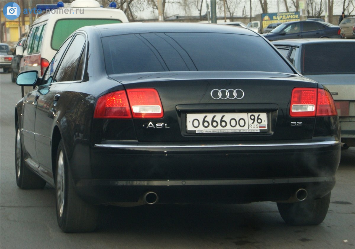 о 666 оо 96, Audi A8 2nd gen (D3/4E2/4E8), 2002–2010