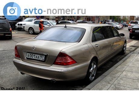 а001аа97, Mercedes-Benz S-Klasse