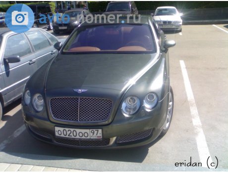 о020оо97, Bentley Continental