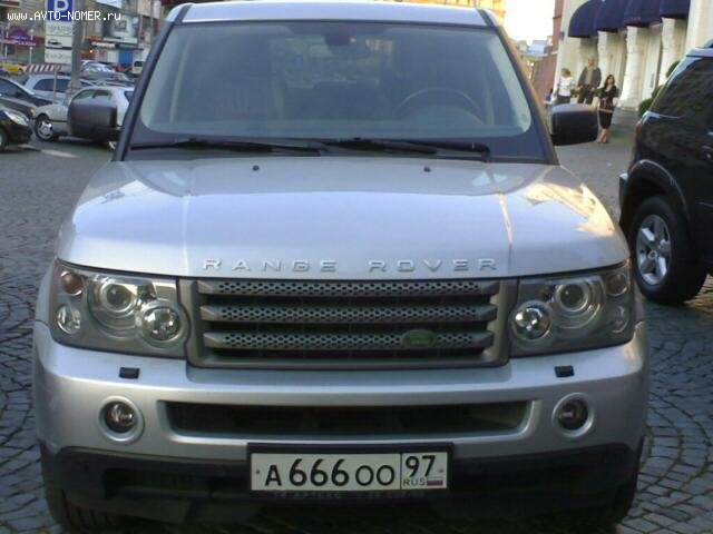 а 666 оо 97, Land Rover Range Rover Sport 1st gen (L320), 2005–2013