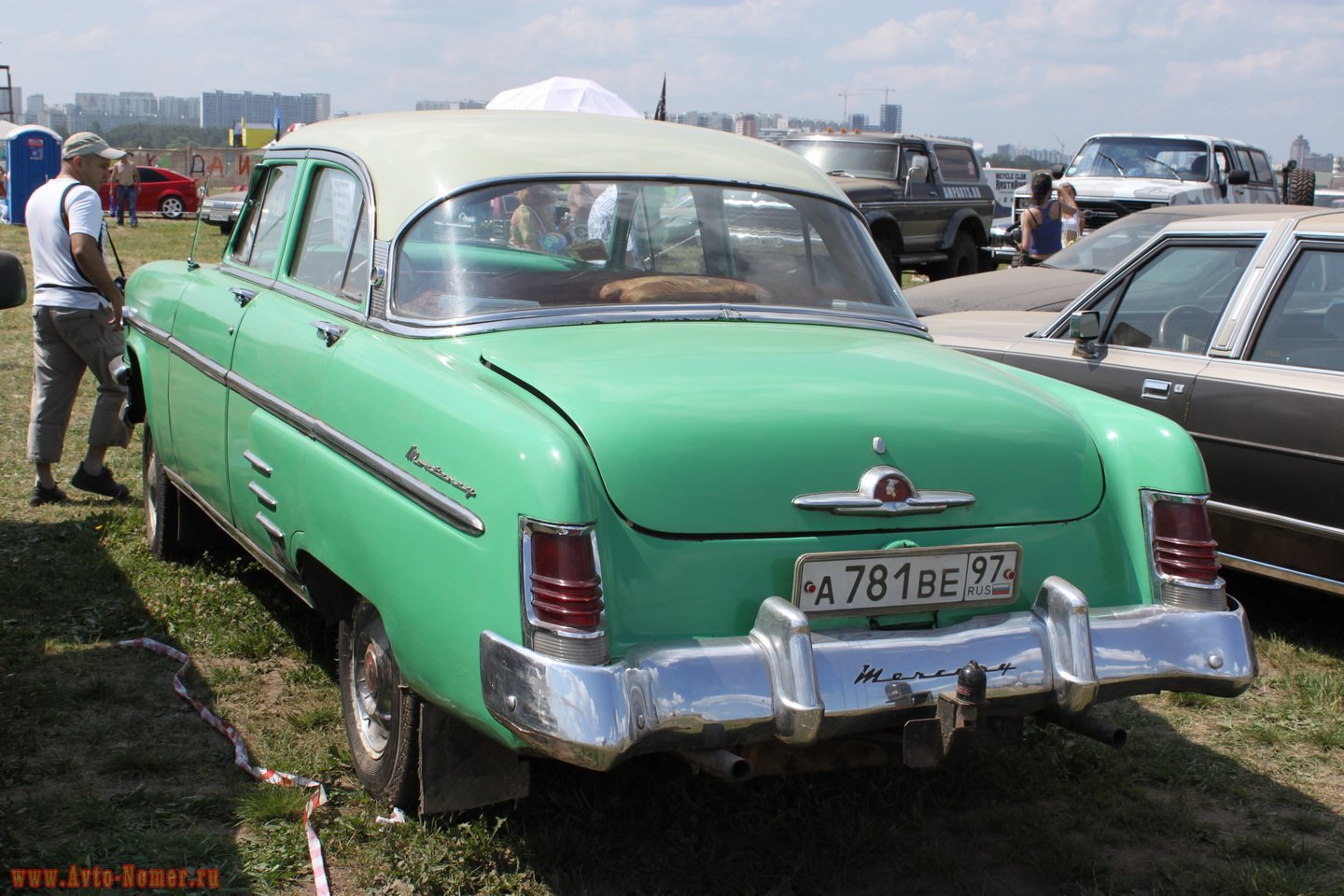 а 781 ве 97, Mercury Monterey 1st gen 1954 4-door Sedan (73C), facelift, 1953–1954