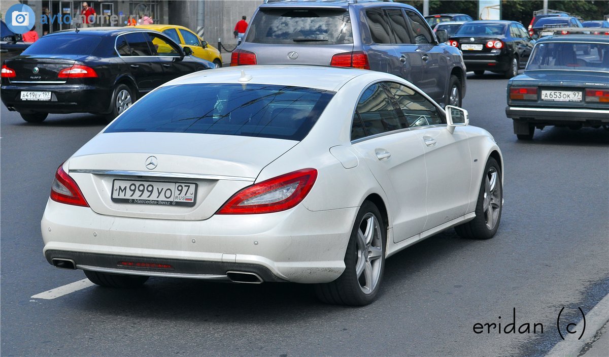м 999 уо 97, Mercedes-Benz CLS-Klasse 2nd gen 4-door Сoupé (C218), 2010–2018