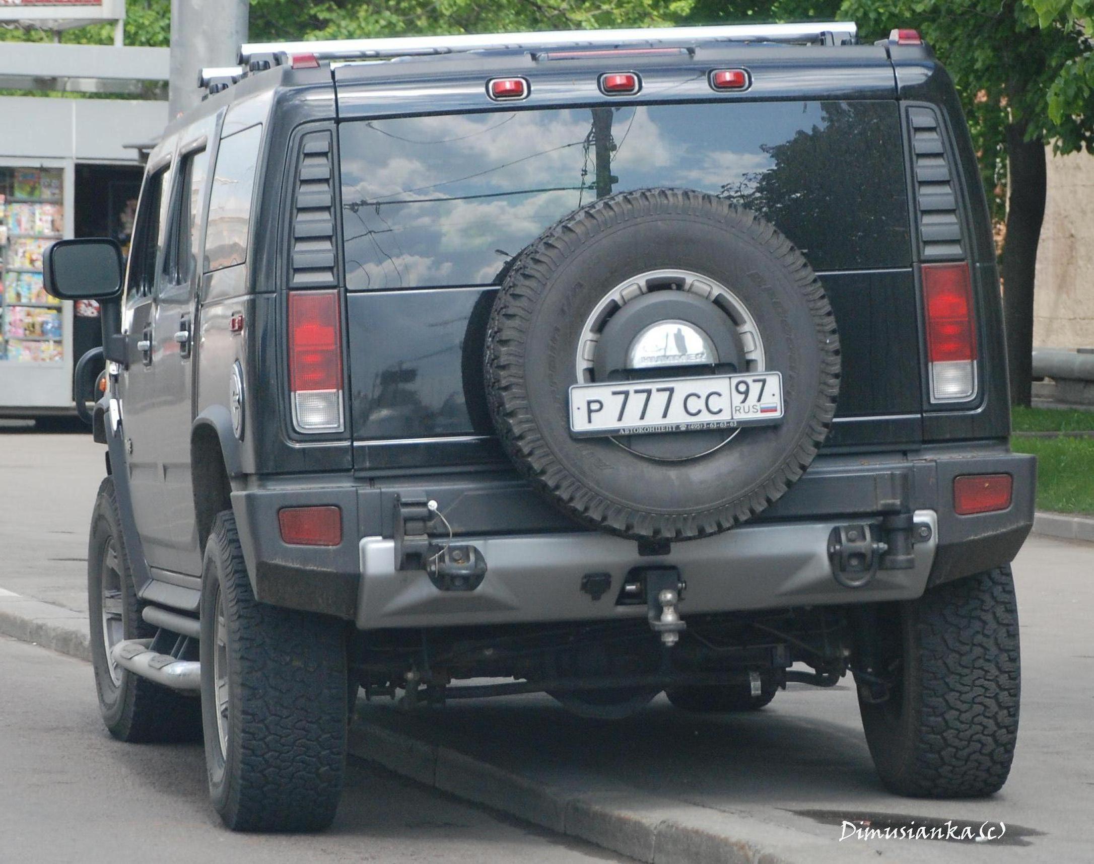 р 777 сс 97, HUMMER H2 1st gen SUV (GMT820), 2003–2009