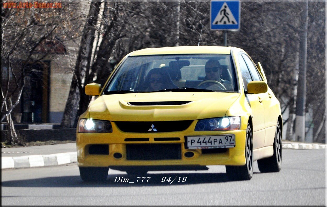 р 444 ра 97, Mitsubishi Lancer Evolution 3rd gen Sedan (VII-IX) (CT9A), 2001–2007