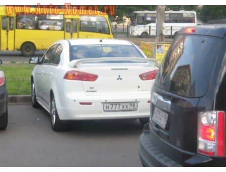 н777хх98, Mitsubishi Lancer