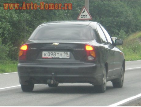 к098тн98, Chevrolet Lanos