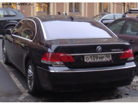о139мр98, BMW 7 Series