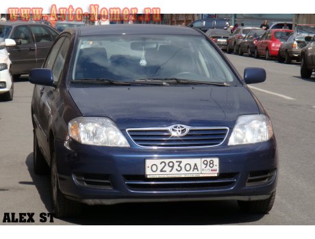 о293оа98, Toyota Corolla