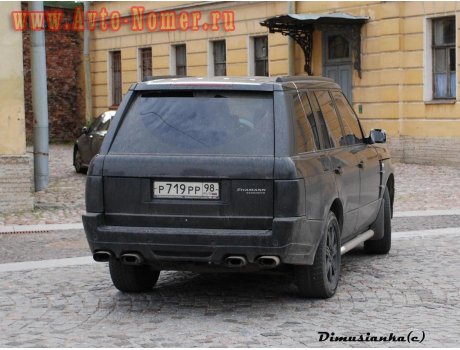 р719рр98, Land Rover Range Rover