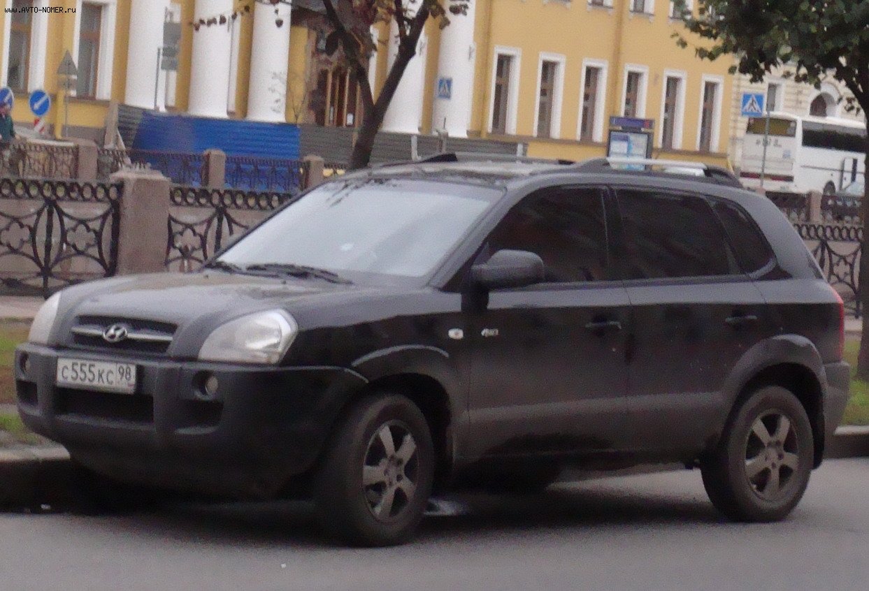 с 555 кс 98, Hyundai Tucson 1st gen (JM), 2004–2010 (–2018 for BR-market)