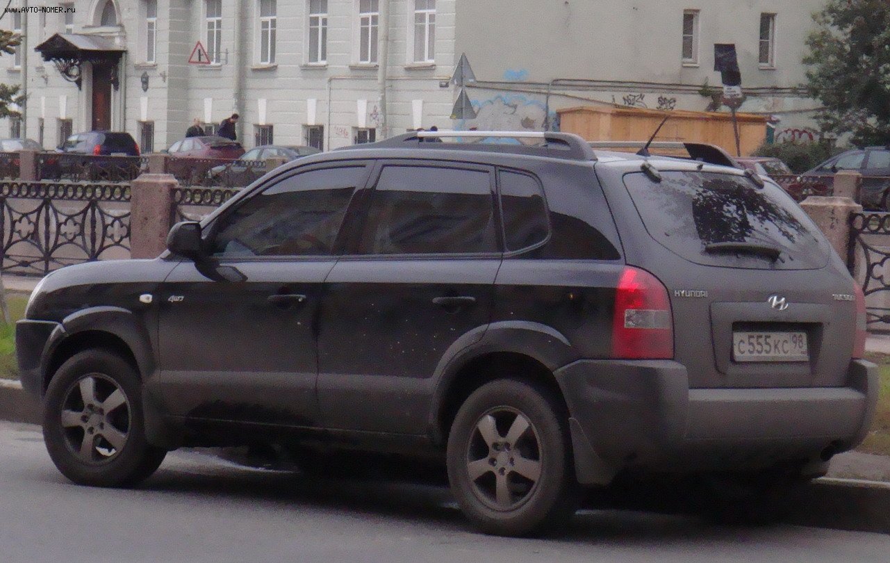 с 555 кс 98, Hyundai Tucson 1st gen (JM), 2004–2010 (–2018 for BR-market)