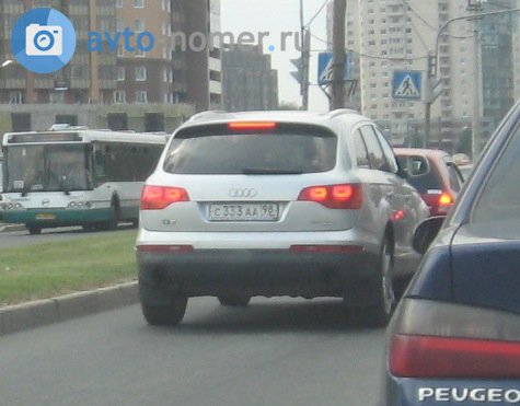 с 333 аа 98, Audi Q7 1st gen (4LB), 2005–2009