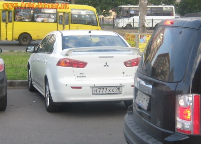 н 777 хх 98, Mitsubishi Lancer 