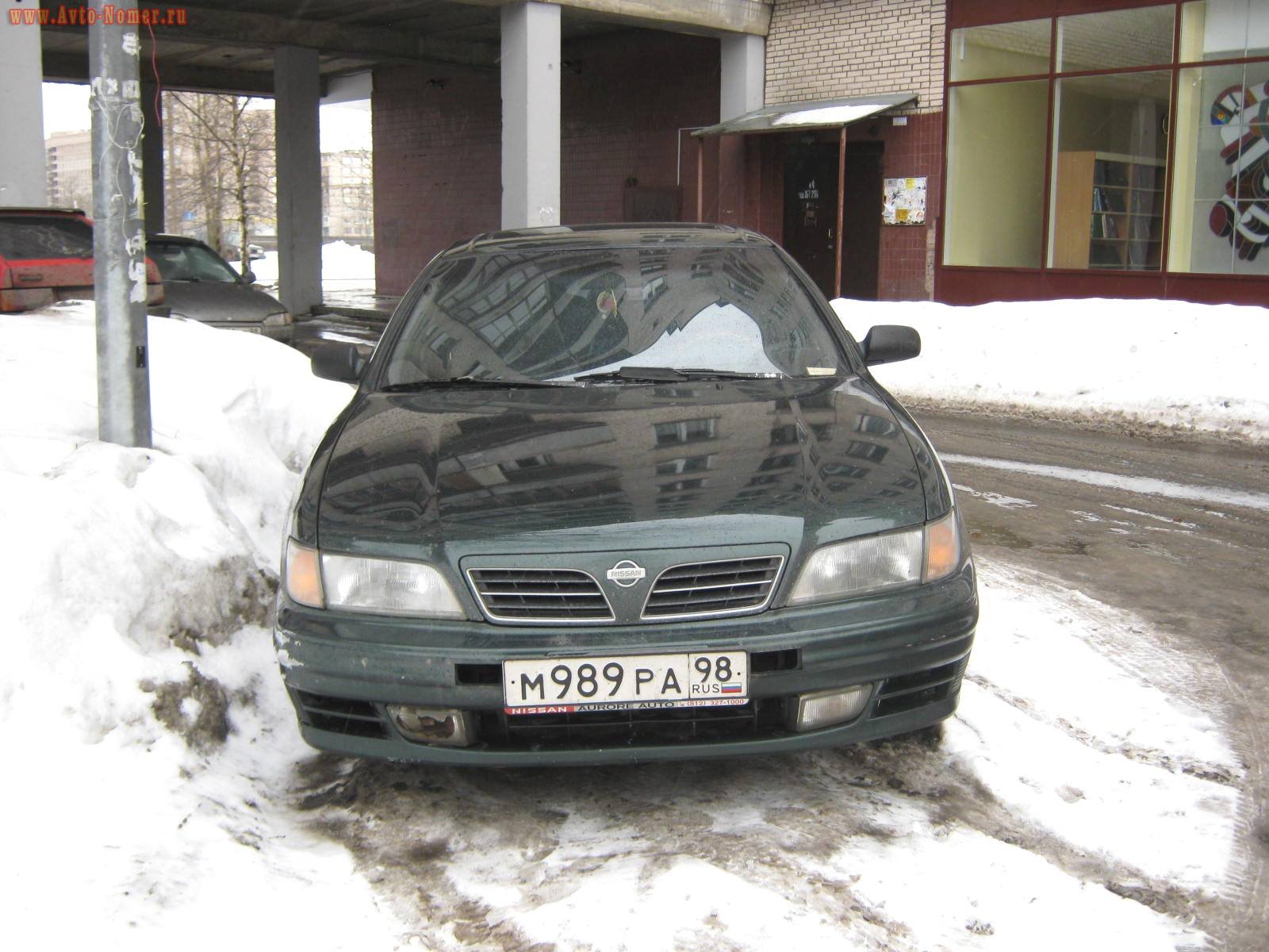 м 989 ра 98, Nissan Maxima 3rd gen (QX) (A32; Global-market), 1994–2000