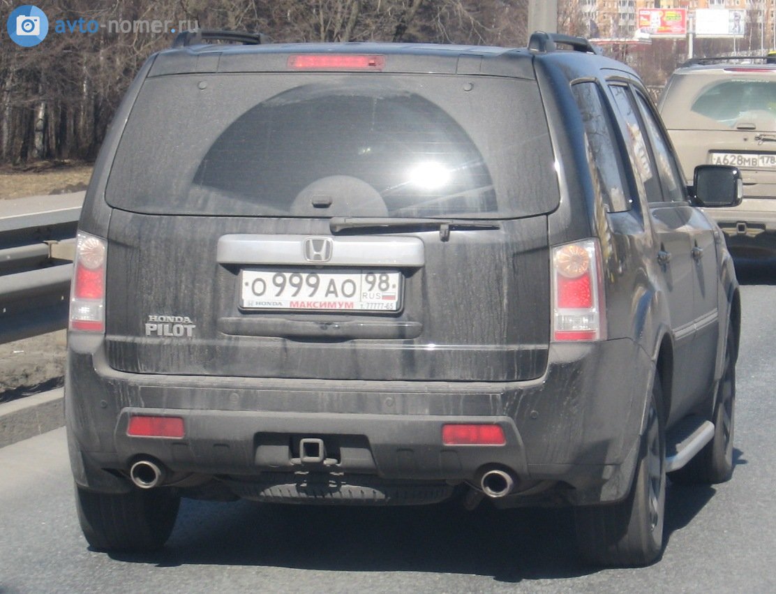 о 999 ао 98, Honda Pilot 2nd gen (YF3/YF4), 2008–2015