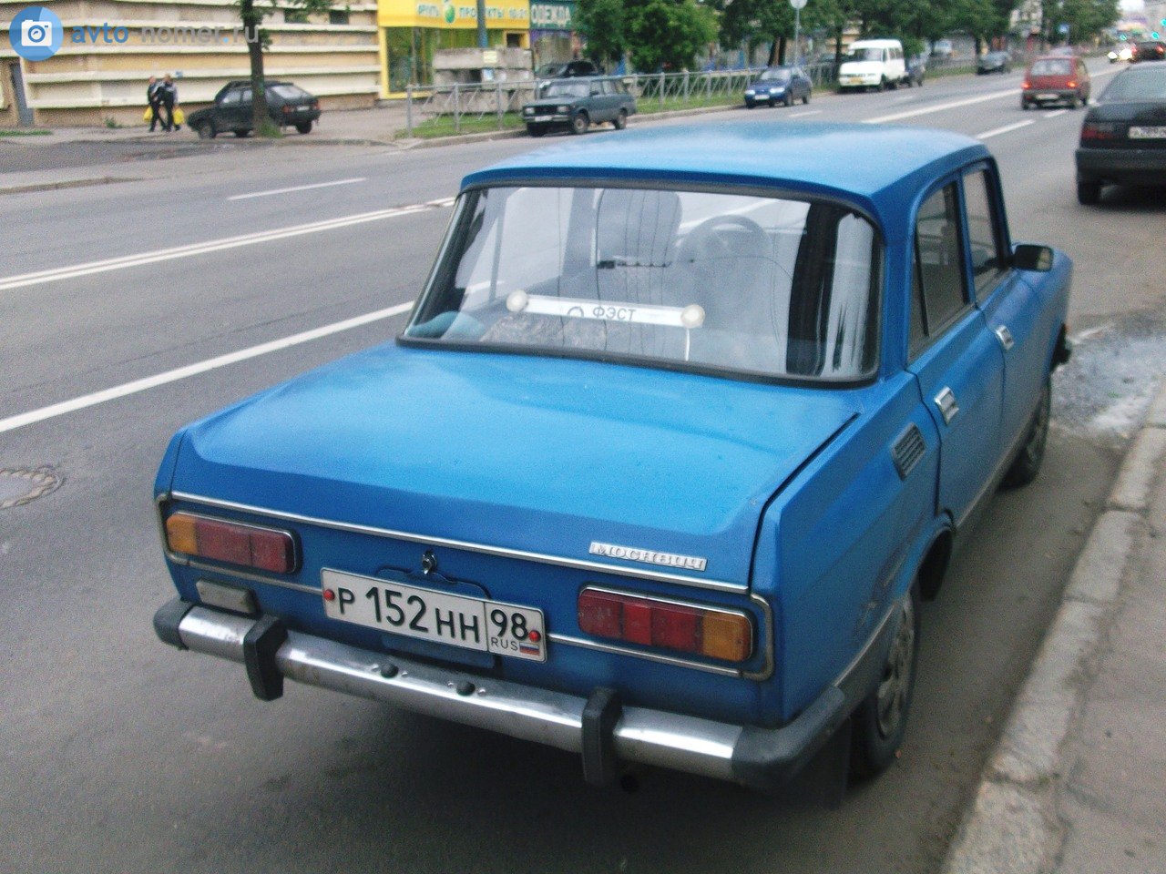 р 152 нн 98, Moskvich (AZLK) 2138/2140 2138/2140, 1976–1988