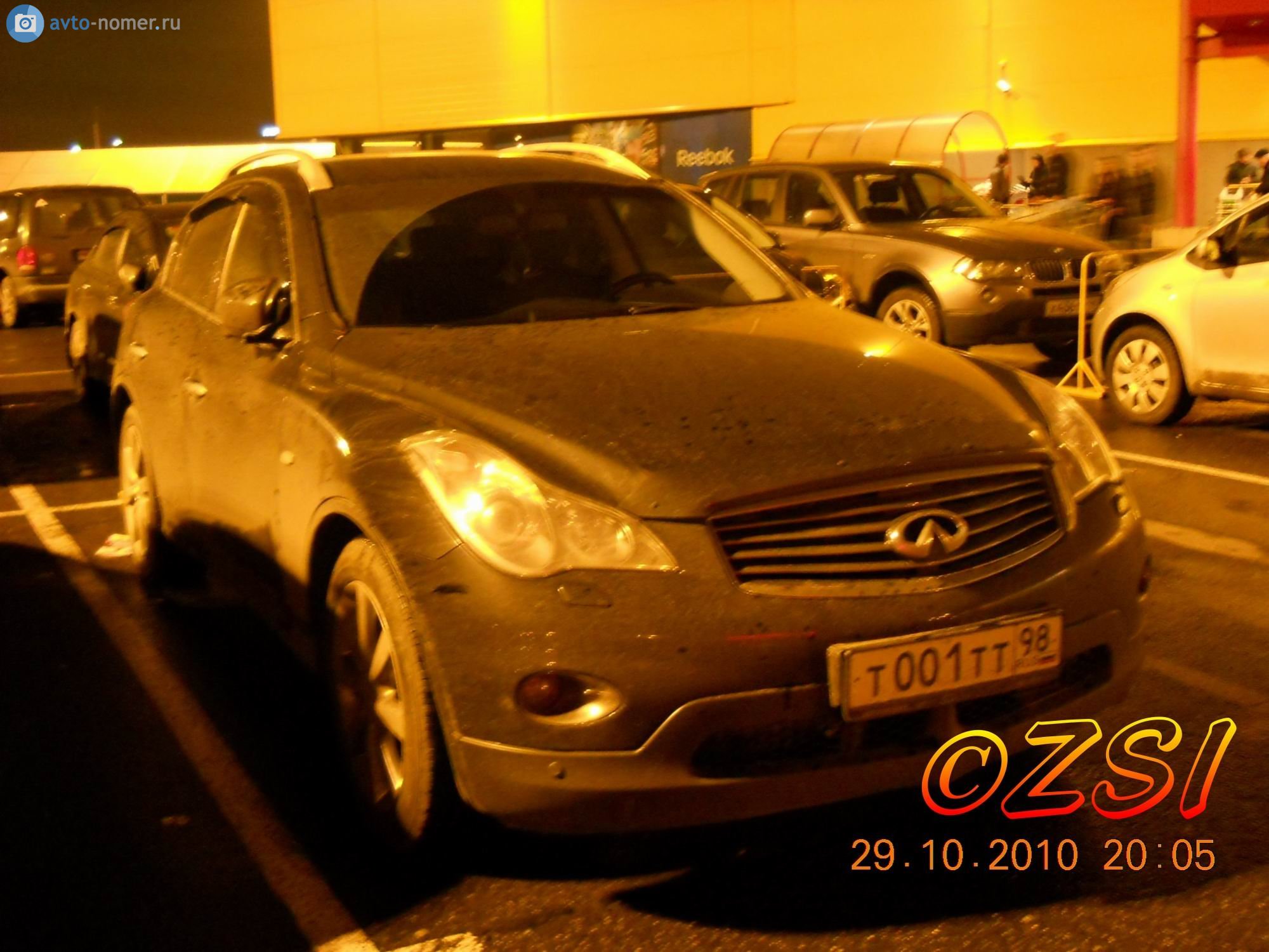т 001 тт 98, Infiniti QX50/EX-Series 1st gen EX/QX (J50), 2007–2017