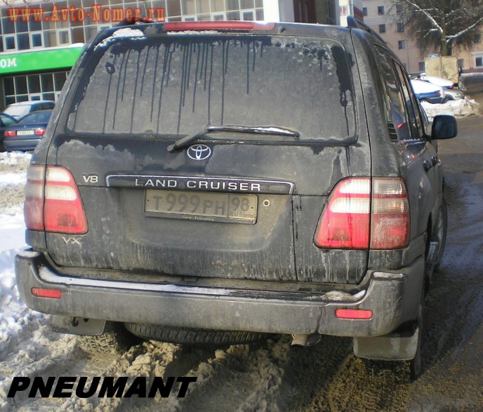 т 999 рн 98, Toyota Land Cruiser 100 (J100), 1998–2007