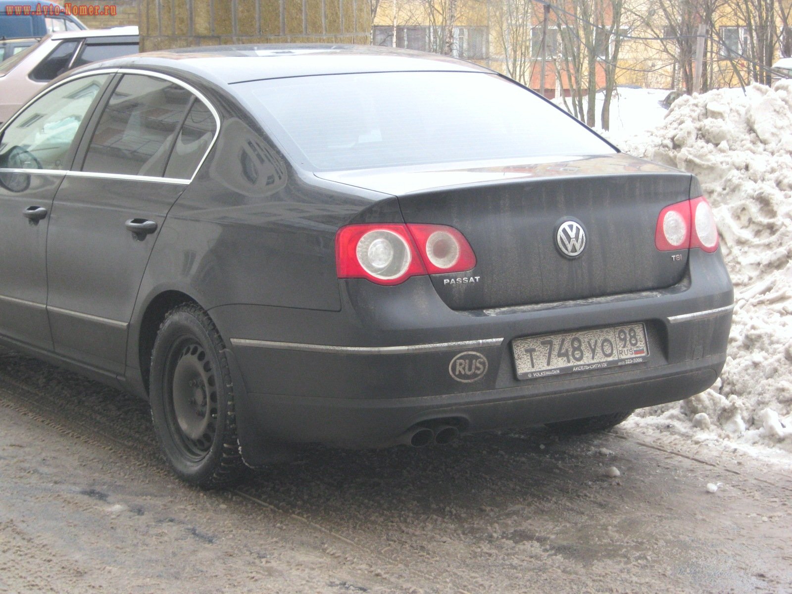 т 748 уо 98, Volkswagen Passat 