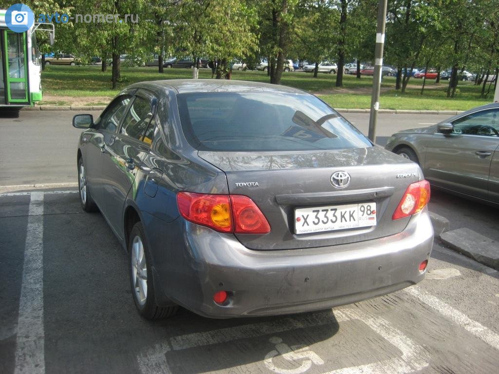 х 333 кк 98, Toyota Corolla 