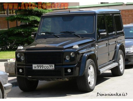 н999со99, Mercedes-Benz G-Klasse