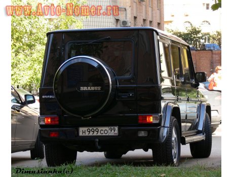 н999со99, Mercedes-Benz G-Klasse