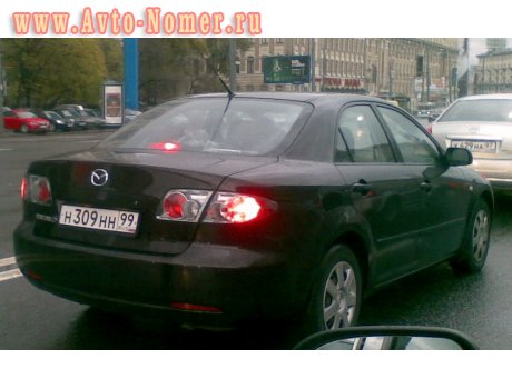 н309нн99, Mazda 6