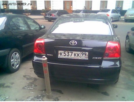 к537кк99, Toyota Avensis