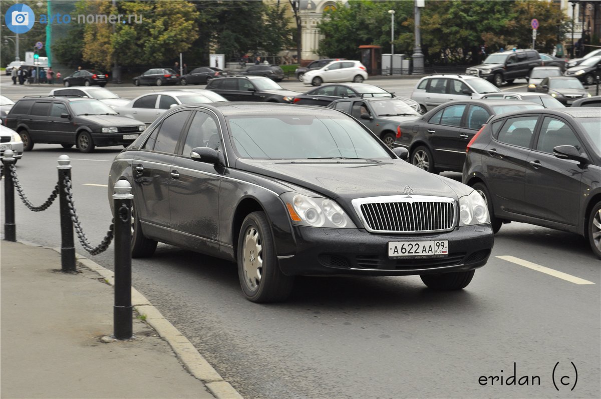 а 622 аа 99, Maybach 57 1st gen (W240), 2002–2012