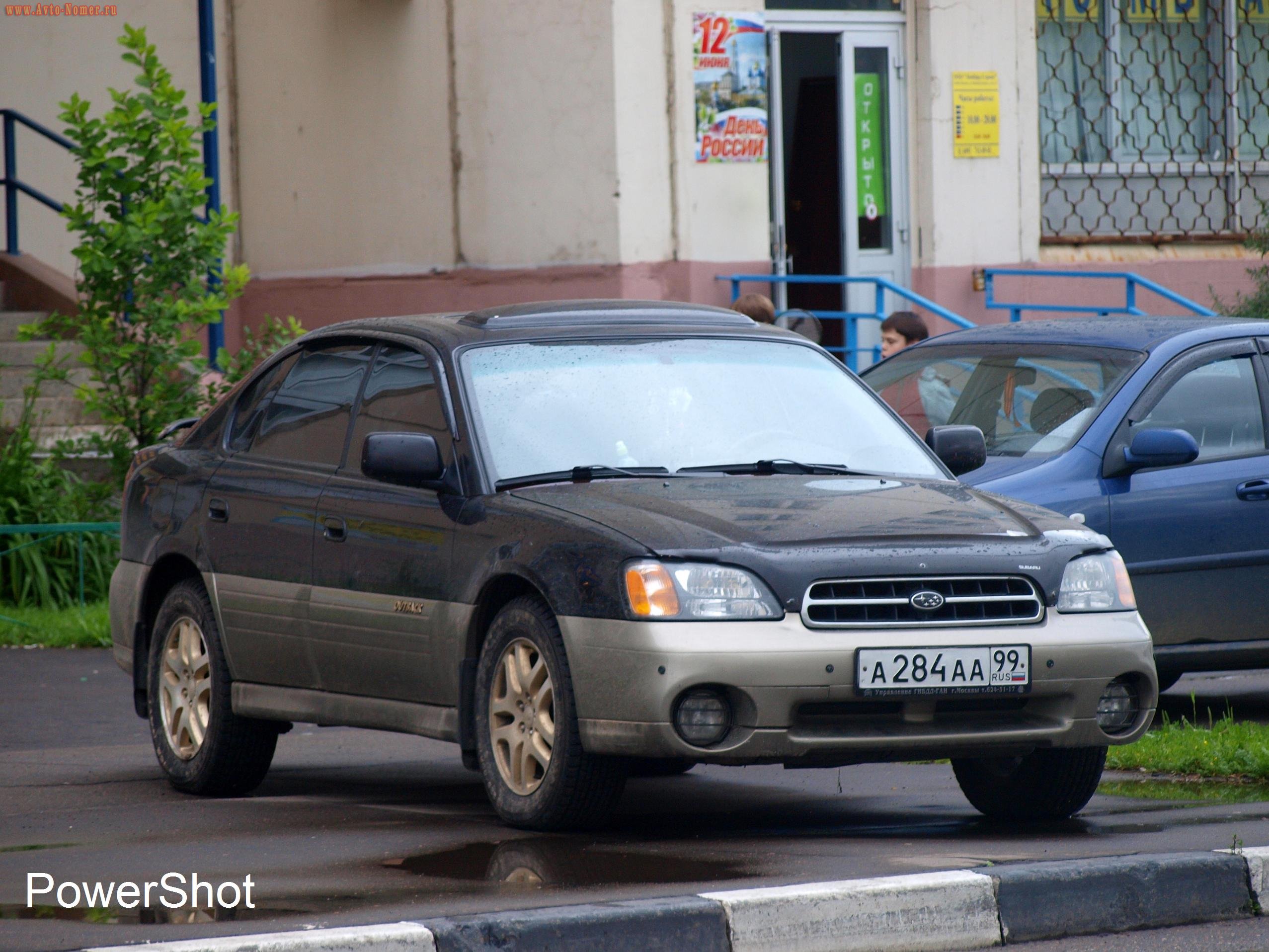 а 284 аа 99, Subaru Outback 2nd gen Sedan (BE; US-market), 2001–2003