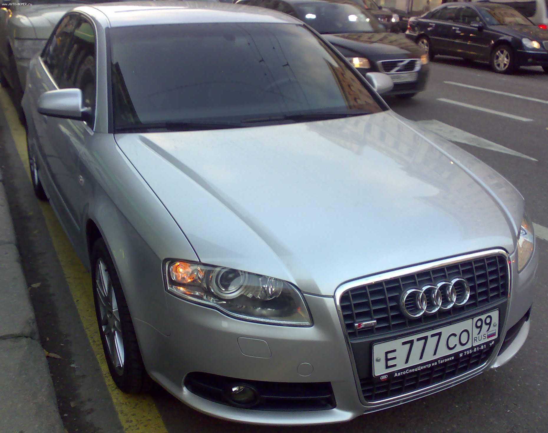 е 777 со 99, Audi A4 3rd gen Sedan (B7/8EC), 2004–2007