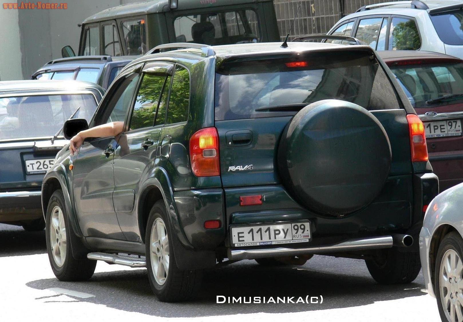 е 111 ру 99, Toyota RAV4 2nd gen 5-door SUV (XA20), 2000–2005