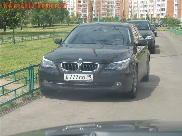е 777 со 99, BMW 5 Series 5th gen Sedan (E60), 2003–2010