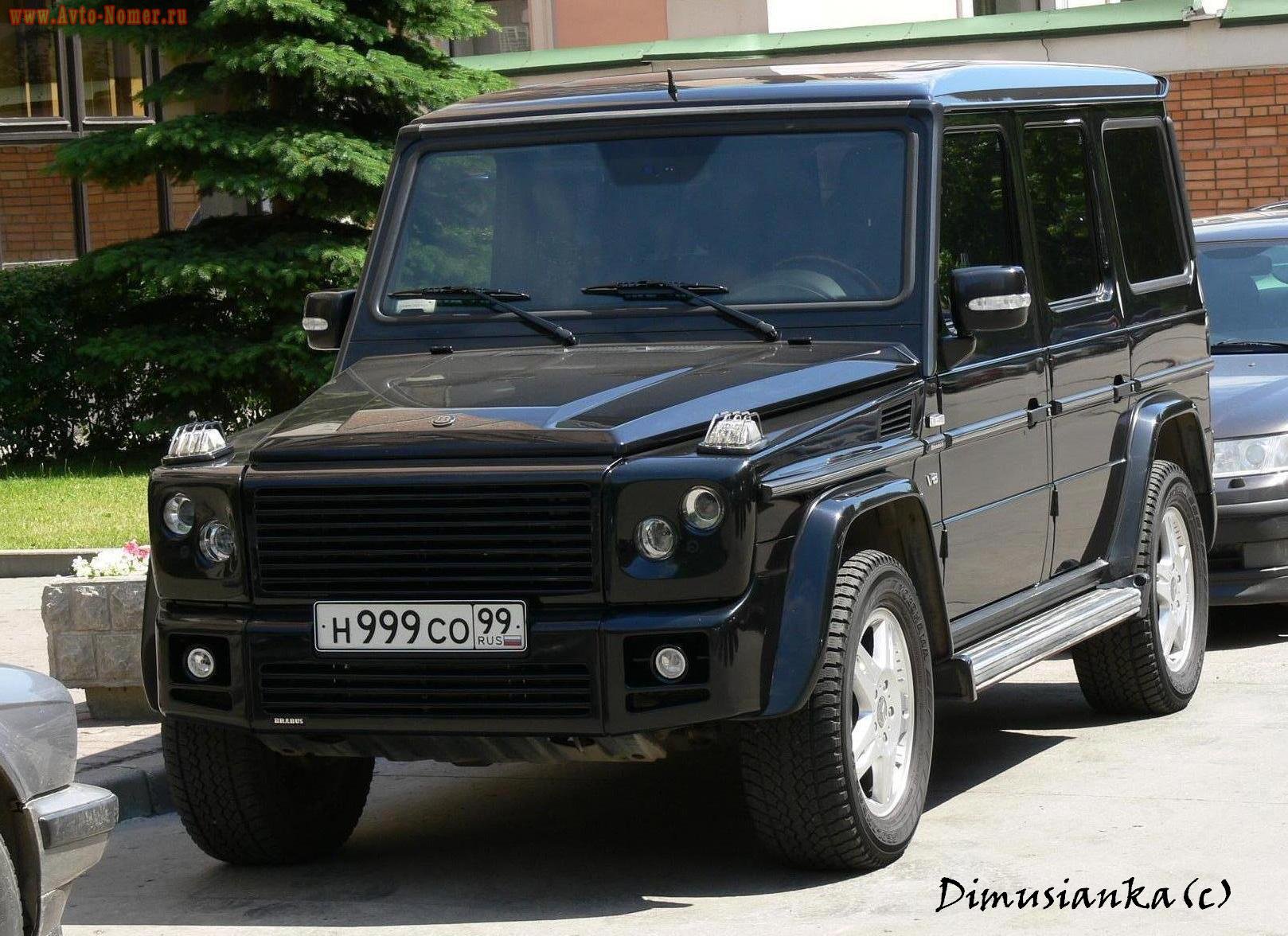 н 999 со 99, Mercedes-Benz G-Klasse 1st gen 5-door SUV (W463), 1990–2018