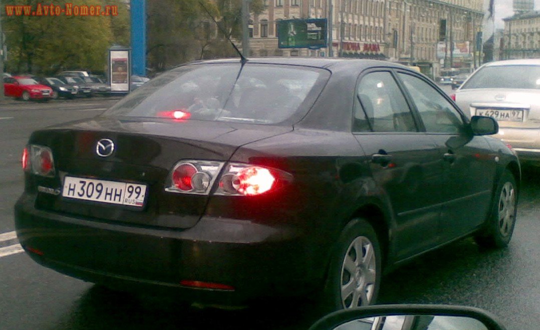 н 309 нн 99, Mazda 6 1st gen Sedan/Liftback (GG), 2002–2008 (–2016 for CN-market)