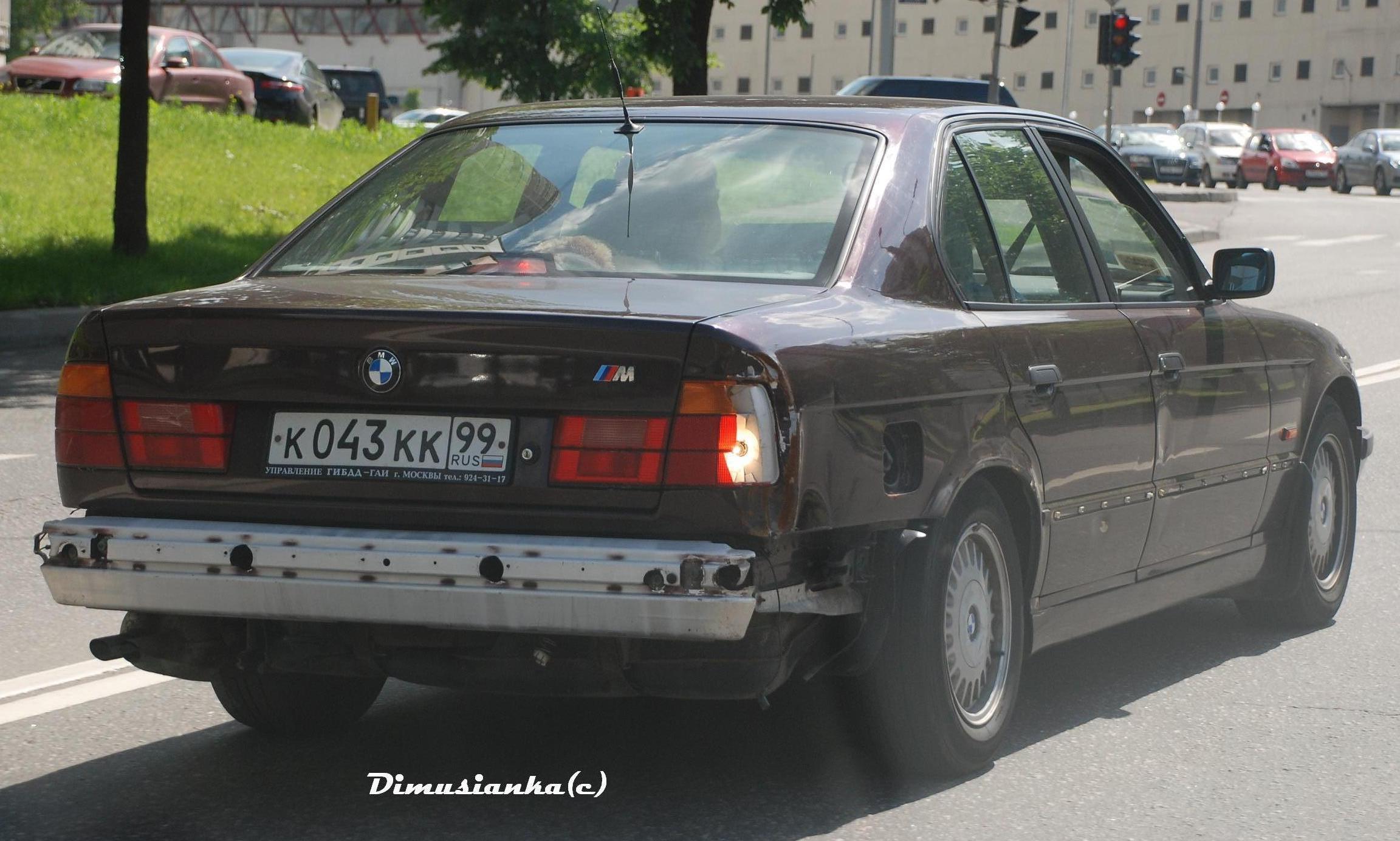 к 043 кк 99, BMW 5 Series 3rd gen Sedan (E34), 1988–1995