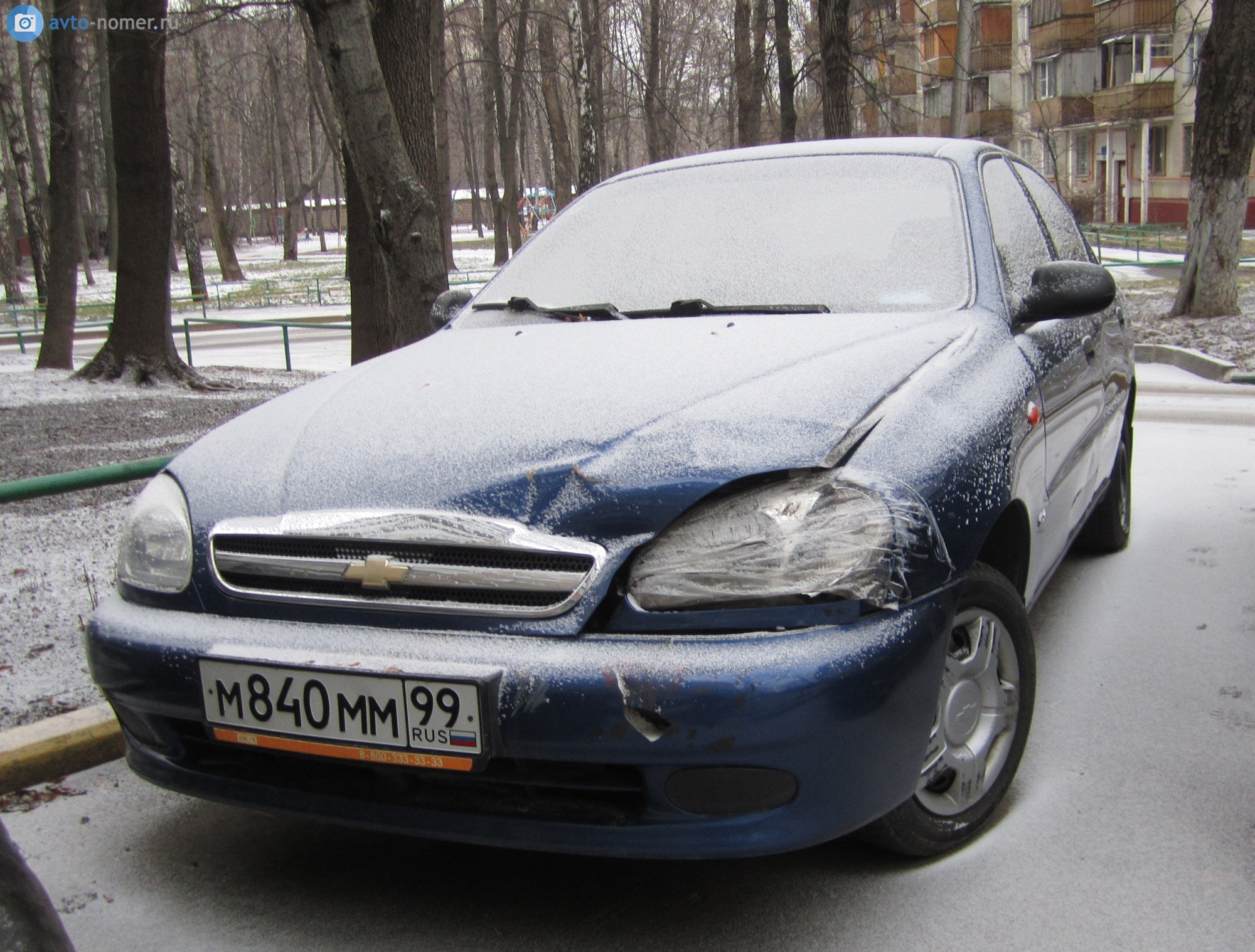 м 840 мм 99, Chevrolet Lanos 1st gen (T150), 2005–2009 (2014–2020 for EG-market)