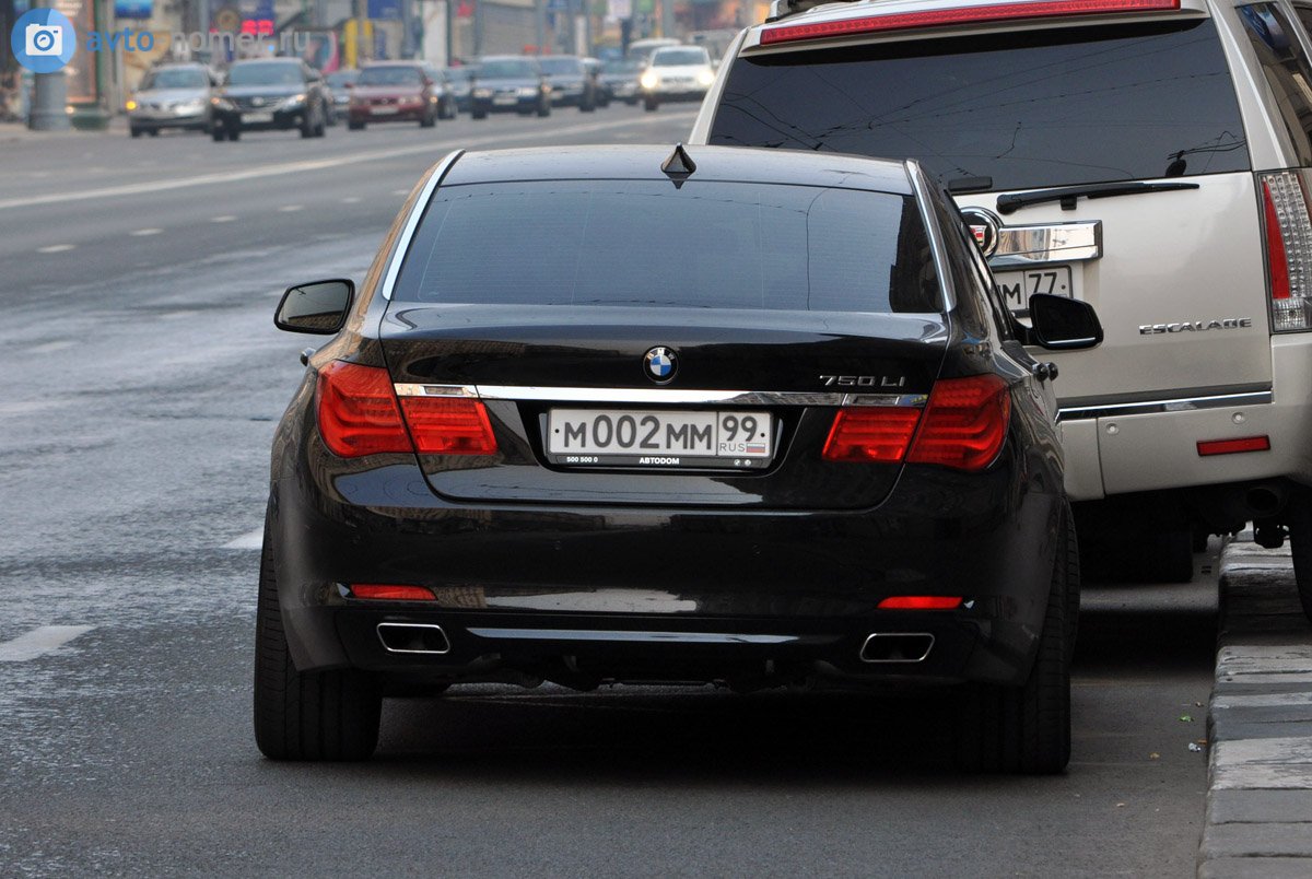 м 002 мм 99, BMW 7 Series 5th gen (F01–F04), 2008–2015