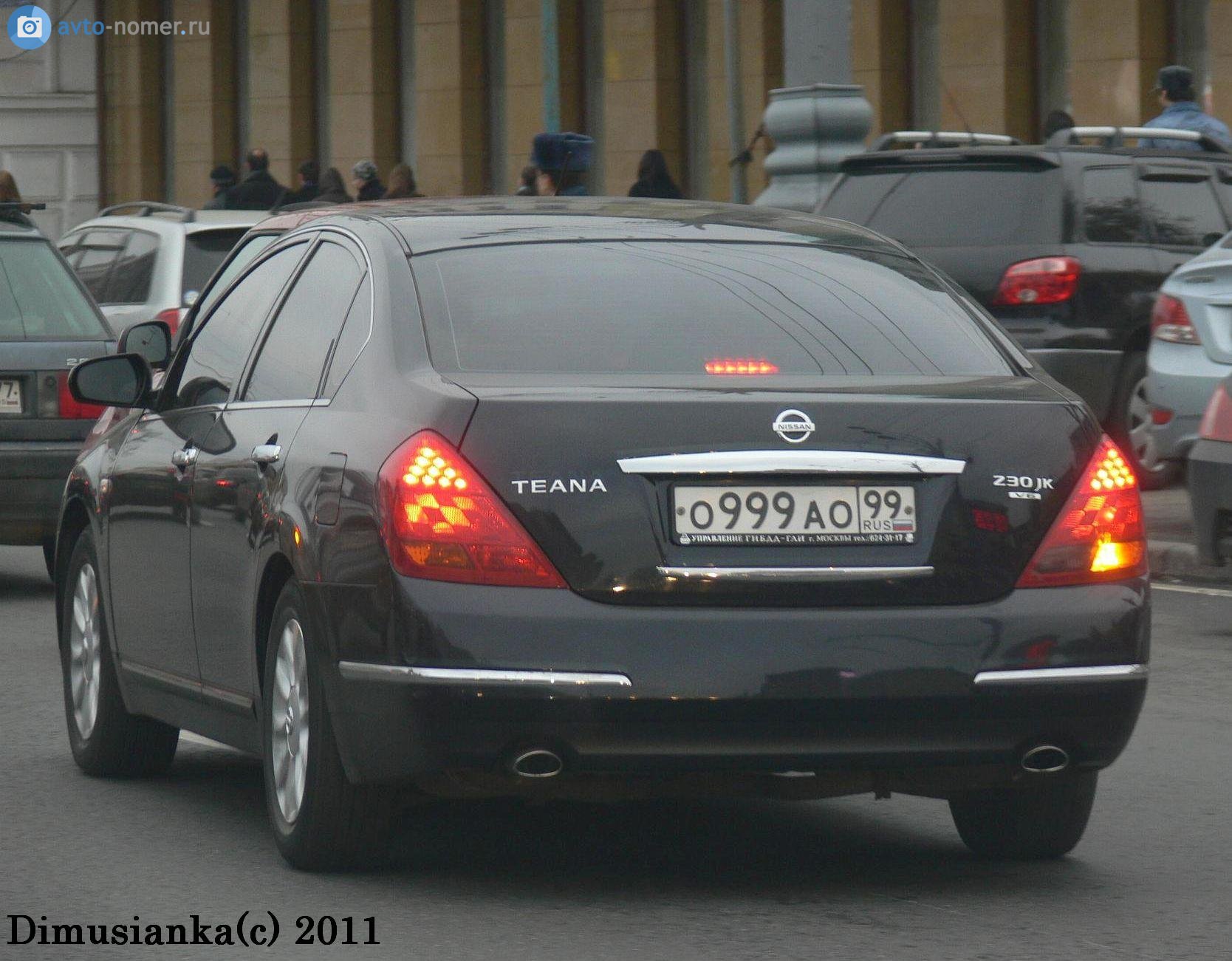 о 999 ао 99, Nissan Teana 1st gen (J31), 2003–2009