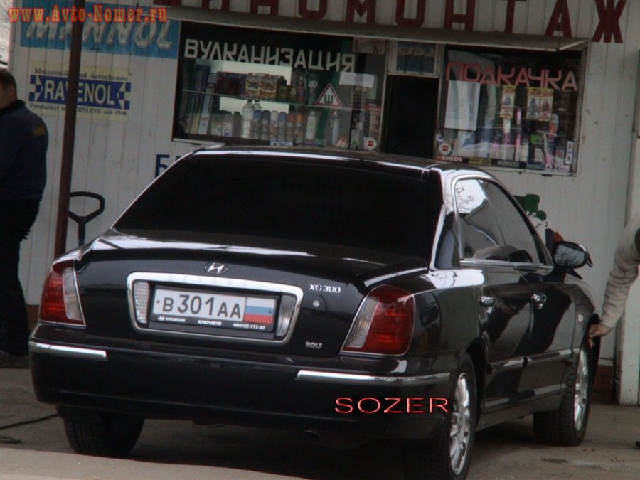 в 301 аа, Hyundai XG 1st gen (XG), facelift, 2003–2005