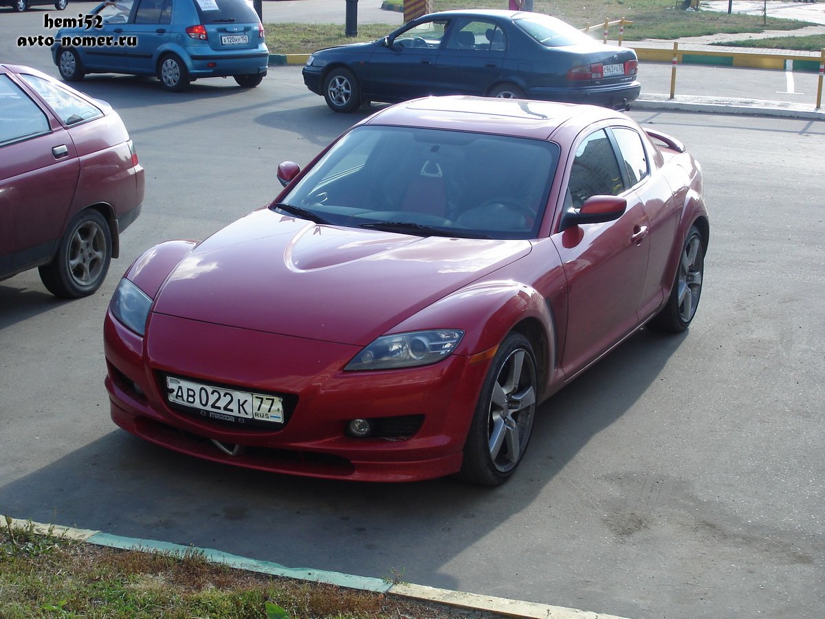 ав 022 к 77, Mazda RX-8 1st gen (SE), 2003–2008