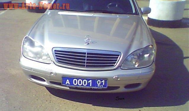 а 0001 01, Mercedes-Benz S-Klasse 6th gen (W220/V220), 1998–2005