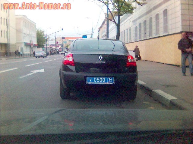 у 0500 14, Renault Mégane 2nd gen Sedan (L84), 2002–2009