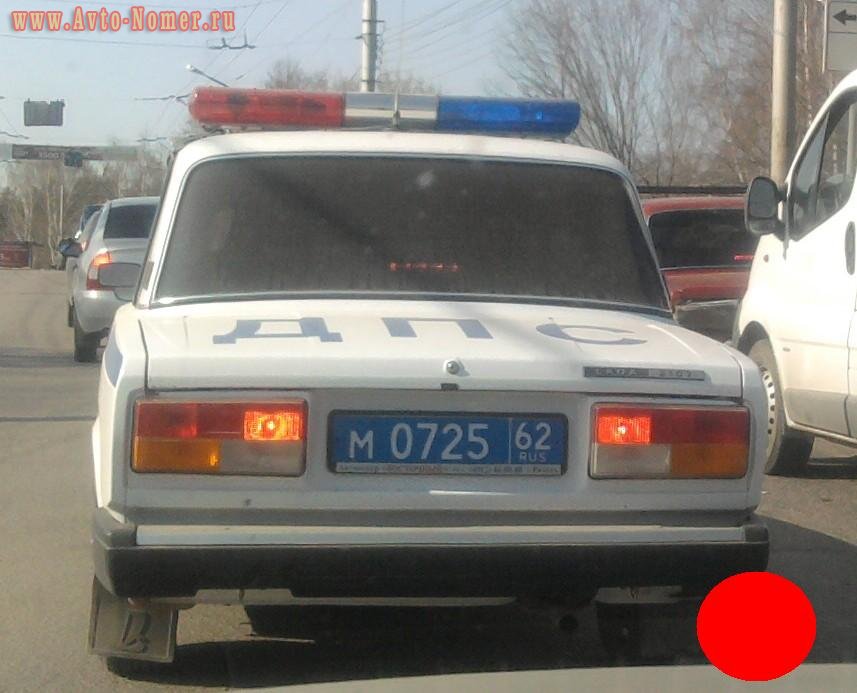 м 0725 62, Lada (VAZ) 2107 Жигули (Nova / Riva / Signet / 1500), 1982–2014