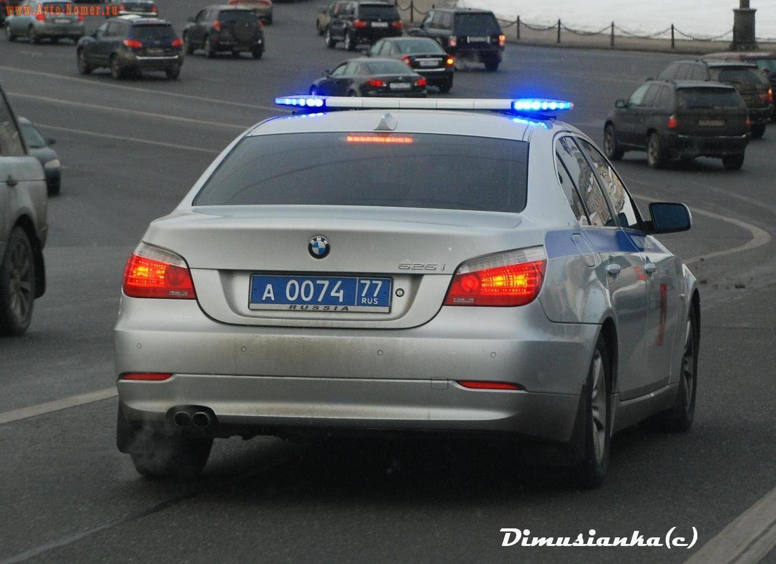 а 0074 77, BMW 5 Series 5th gen Sedan (E60), 2003–2010