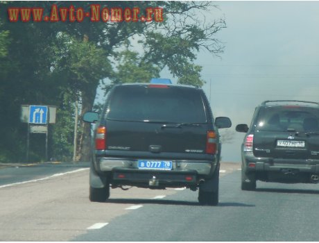 в 0777 78, Chevrolet Tahoe